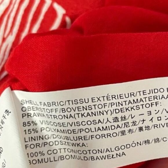 J.O.A. Button Front Midi‎ Red Dress nwt - Picture 4 of 4